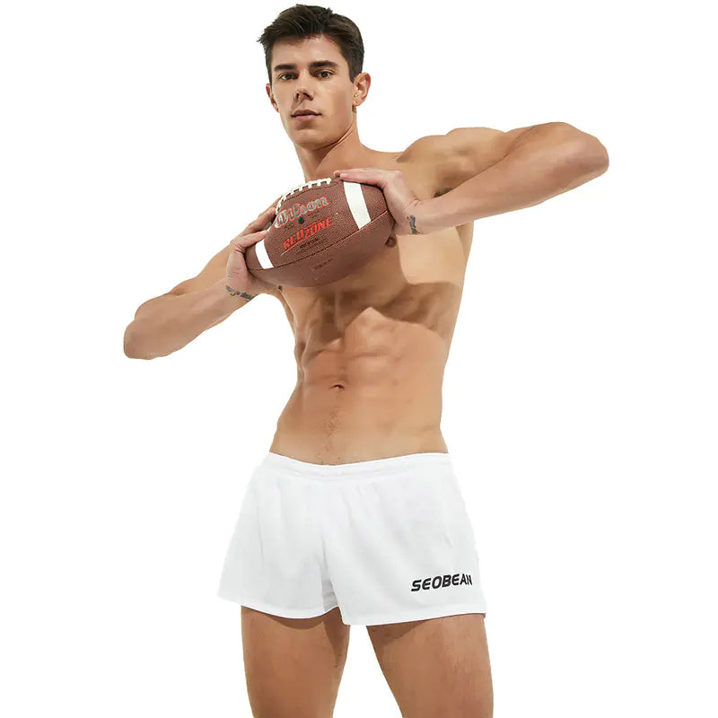 Men's Breathable Double-Layer Athletic Shorts
