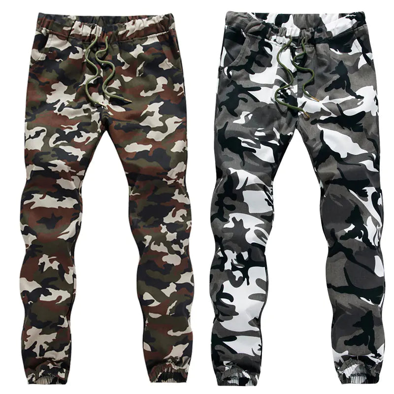 Men's Casual Camouflage Pants in Large Size