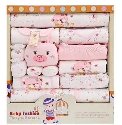17-Piece Newborn Clothing Set with Gift Box