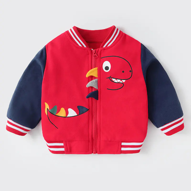 Spring Autumn Kids' Cotton Baseball Jacket Sweatshirt