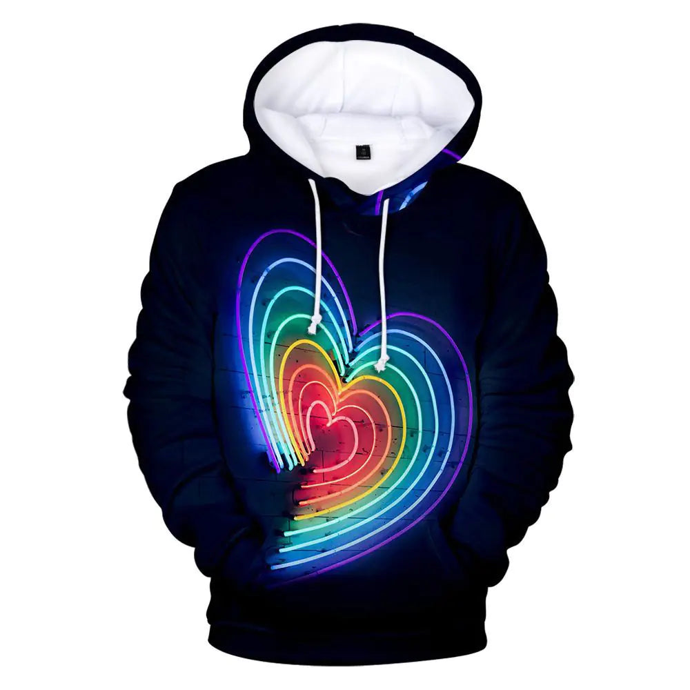 2020 LGBT Fashion Hooded Sweatshirt with 3D Print