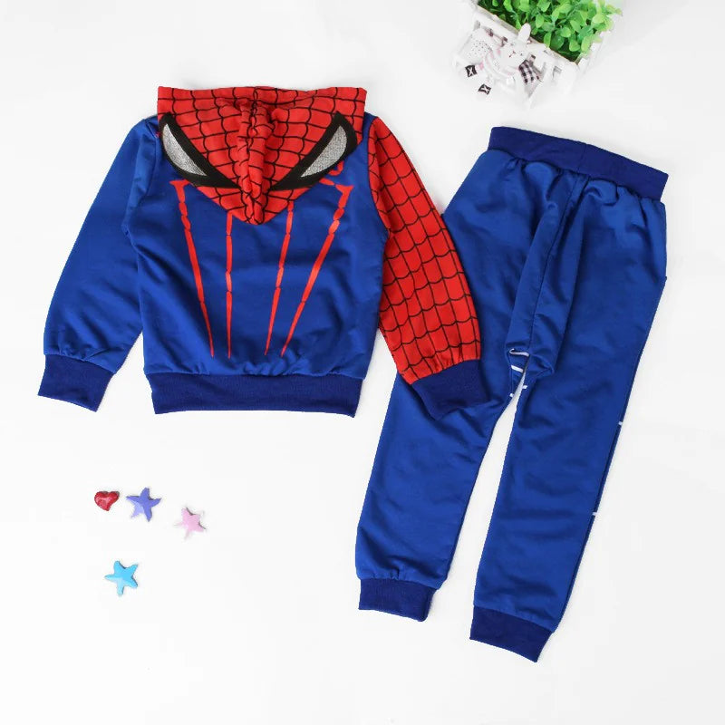 Spider-Man Hoodie Set for Boys - Fall/Winter Style
