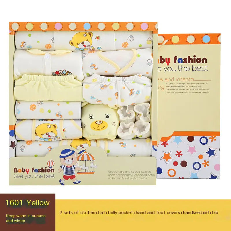 17-Piece Newborn Clothing Set with Gift Box