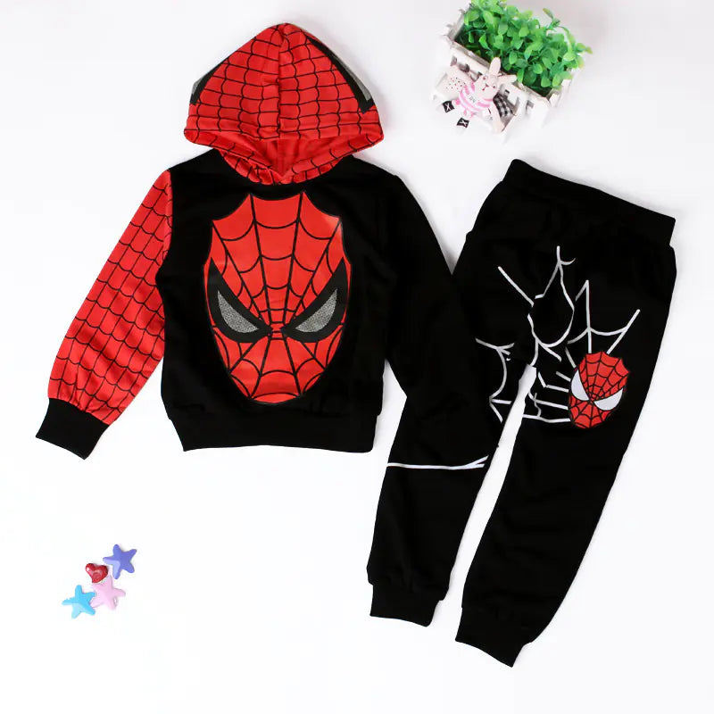 Spider-Man Hoodie Set for Boys - Fall/Winter Style