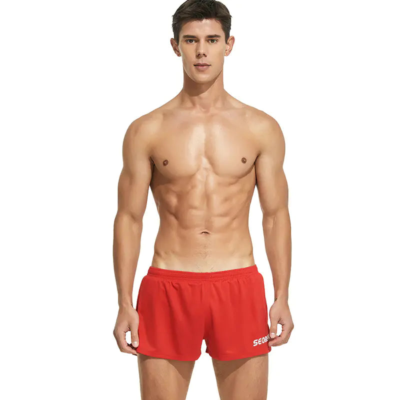 Men's Breathable Double-Layer Athletic Shorts