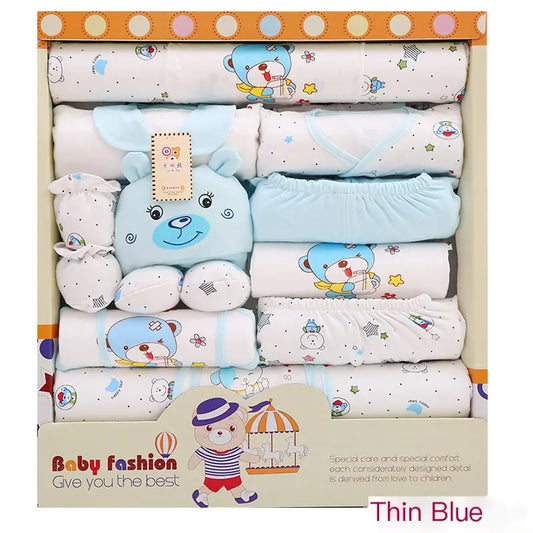 17-Piece Newborn Clothing Set with Gift Box